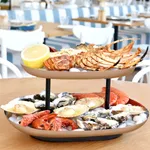 Seafood Stand 2-Tier Stainless Steel / Iron 385x260x195mm