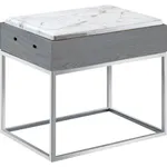 Ashwood Riser with Marble Melamine Top 381x279x337mm