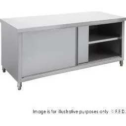 Modular System Kitchen Tidy Pass-Thru Workbench Cabinet 1500mm
