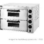 BakerMax Compact Countertop Double Deck Electric Pizza Oven EP-2T