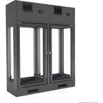 Fagor Dual Zone 2 Doors Black Central Wine Cellar FWC-2302-2CB