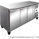 S/S Three Door Bench Freezer 386L - FE3100BT