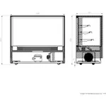 Bonvue Modern 3 Shelves Cake or Food Display - GAN-1500RF3