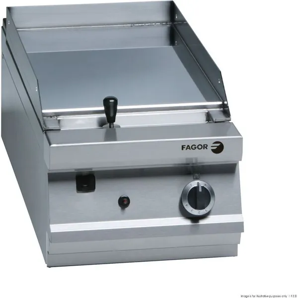 Fagor 900 series natural gas chrome 1 zone fry top FTG-C9-05L