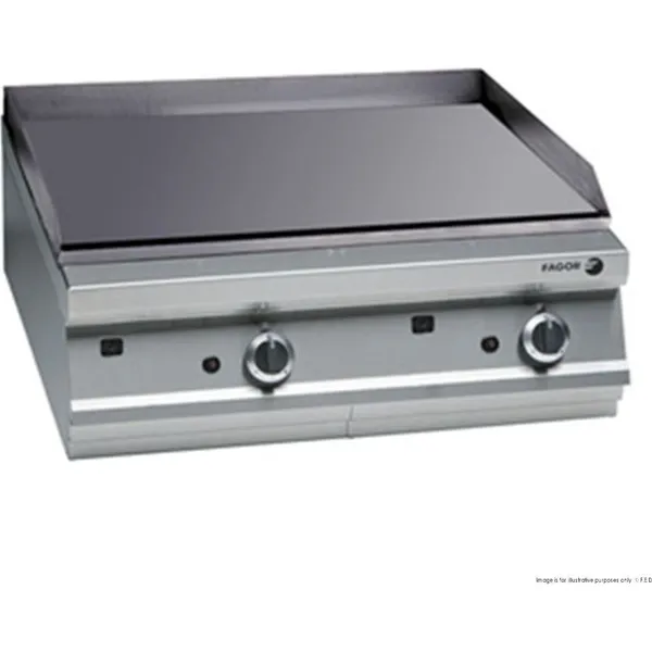 Fagor 900 series natural gas chrome 2 zone fry top FTG-C9-10L