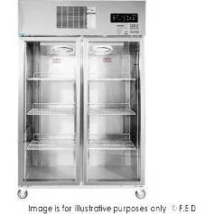 Thermaster Double Door Upright Display Fridge - SUCG1000