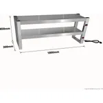 Benchstar Commercial Food Warmer with 10 Lamps – FW10L-182