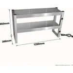 Benchstar Commercial Food Warmer with 6 Lamps – FW6L-122