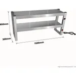 Benchstar Commercial Food Warmer with 8 Lamps – FW8L-152