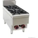 GASMAX Benchtop LPG 2 Burner Cooktop w/ Splashback - JUS-TR-2BLPG