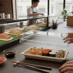 PakMax PET Lid for Sushi Tray ST-15