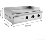 MAX~ELECTRIC Griddle - GH-760E