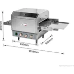 Bakermax Electric Conveyor Pizza Ovens - HX-14EP