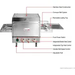 Bakermax Electric Conveyor Pizza Ovens - HX-14EP