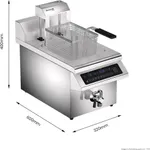 Benchstar Single Tank Auto Lifting Induction Fryer - IF3500S-AL
