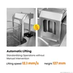 Benchstar Single Tank Auto Lifting Induction Fryer view 10
