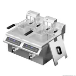 Benchstar Double Tanks Auto Lifting Induction Fryer view 15