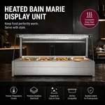 Bonvue Angled Countertop Wet and Dry Bain Marie BM17TC view 4