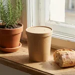 PakMax 115mm Kraft Paper Lid Fit for 202632oz view 3
