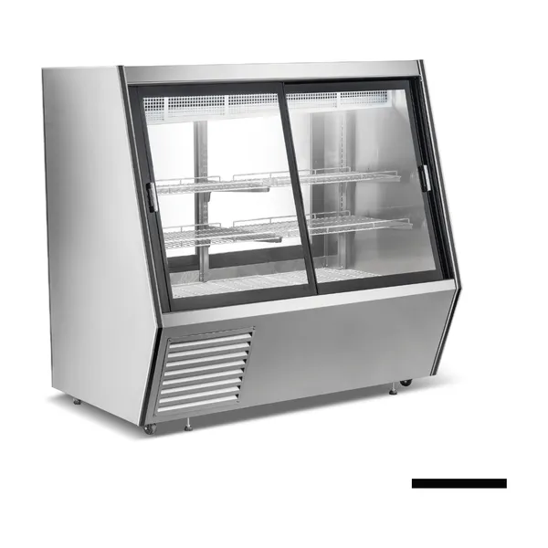 Bonvue Dual Access Refrigerated Deli Meat and Seafood Display