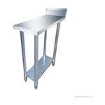 0300-7-WBB Economic 304 Grade Stainless Steel Table with splashback 300x700x900