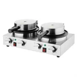 Apuro Double Round Waffle Maker view 2