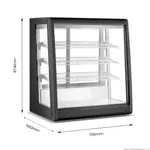 Bonvue Chilled Angled Counter Top Food Display view 2