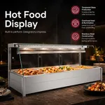 Bonvue Angled Countertop Wet and Dry Bain Marie BM17TC view 5