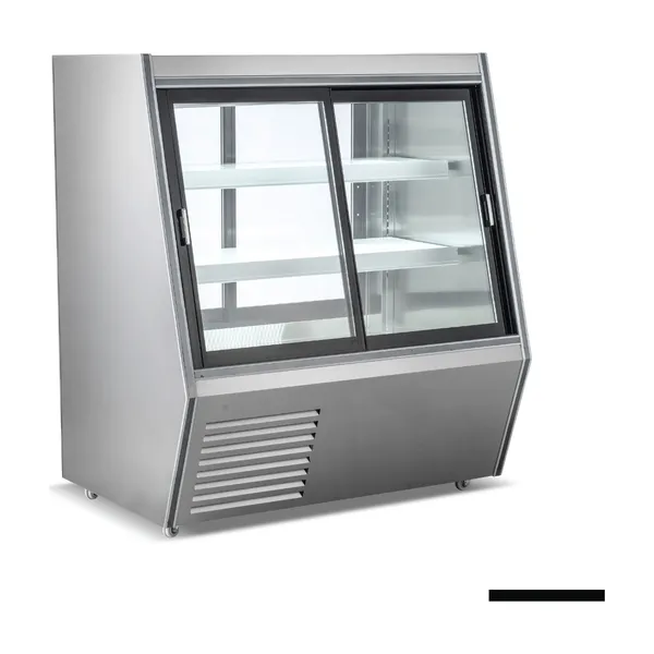 Bonvue Dual Access Refrigerated Deli Meat and Seafood Display