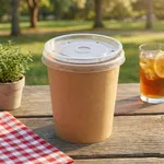 PakMax 96mm Pp Lid Fit for 81216oz Paper Deli view 3