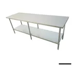 2100-6-WB Economic 304 Grade Stainless Steel Table 2100x600x900 - 6 legs