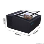 Bonvue Bench Top Gelato Ice Cream Display Showcase view 2