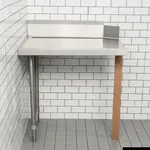 Modular System Clean Dish Table with Splashback view 4