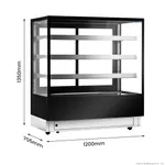 Bonvue Elite Cold Displays with 3 shelves - CL1200-3S view 2