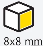 Dito Sama P4U Dicing Kit 8mm Aluminium Slicer & Grid DS650224 view 3