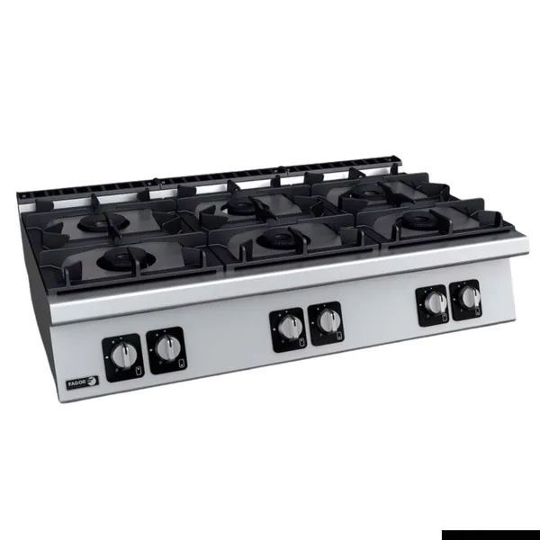 Fagor Kore 700 Series Bench Top 6 Gas Burners - C-G760H