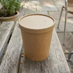 PakMax 115mm Kraft Paper Lid Fit for 202632oz view 2
