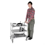 Edlp Vogue 3 Tier Flat Pack Trolley St/St - 825x710x405mm 32 1/2x28x16" view 3