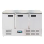 Polar G-Series Triple Door Counter Fridge 368ltr view 10