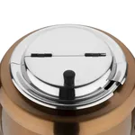 Apuro Copper Finish Soup Kettle - 10Ltr view 3