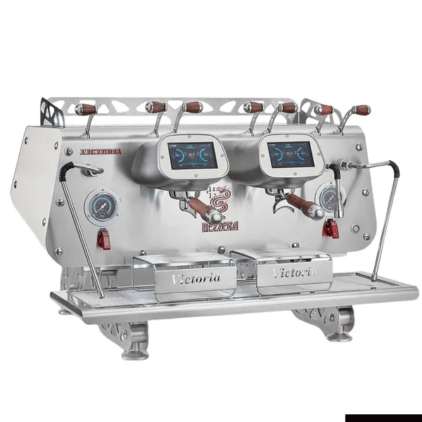 Bezzera VICTORIA White 2-Group Professional Espresso Machine - BZVICTORIA2W