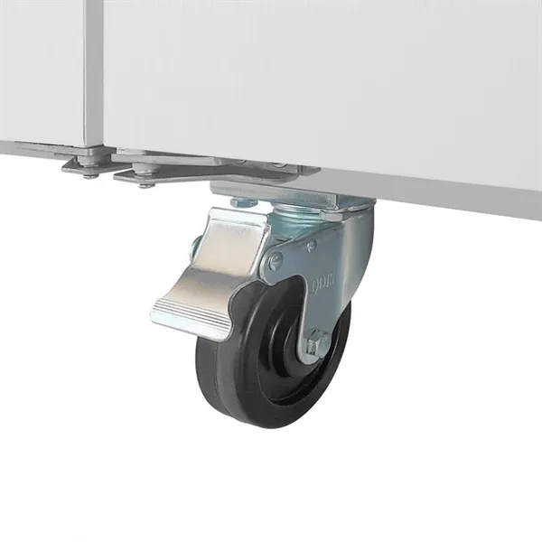 Polar U-Series Gn Saladette Counter With Square Sneeze Guard 3 Door