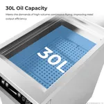 Electmax 700 Series Induction Single Fryer with Splashback - IFS7-30L view 9