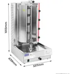 GasMax Semi-automatic 4 Burner LPG Kebab Machine – KB-4LPG