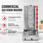 Gasmax Semi-automatic 5 Burner LPG Kebab Machine - KB-5LPG view 9