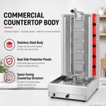 Gasmax Semi-automatic 5 Burner LPG Kebab Machine - KB-5LPG view 13