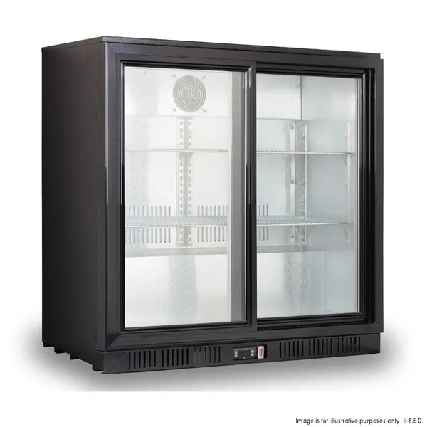 Thermaster Under Bench Two Sliding Door Bar Fridge/Cooler - LG-208SC