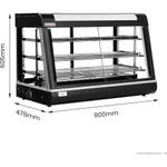 Benchstar Pie Warmer & Hot Food Display - PW-RT/900/1E