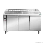 PWB150 three door DELUXE Pizza Prep Bench view 13