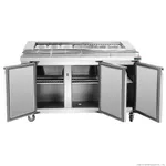 PWB150 three door DELUXE Pizza Prep Bench view 14